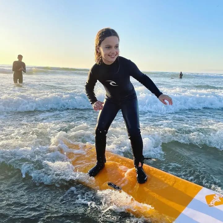 Little surfer in Taghazout